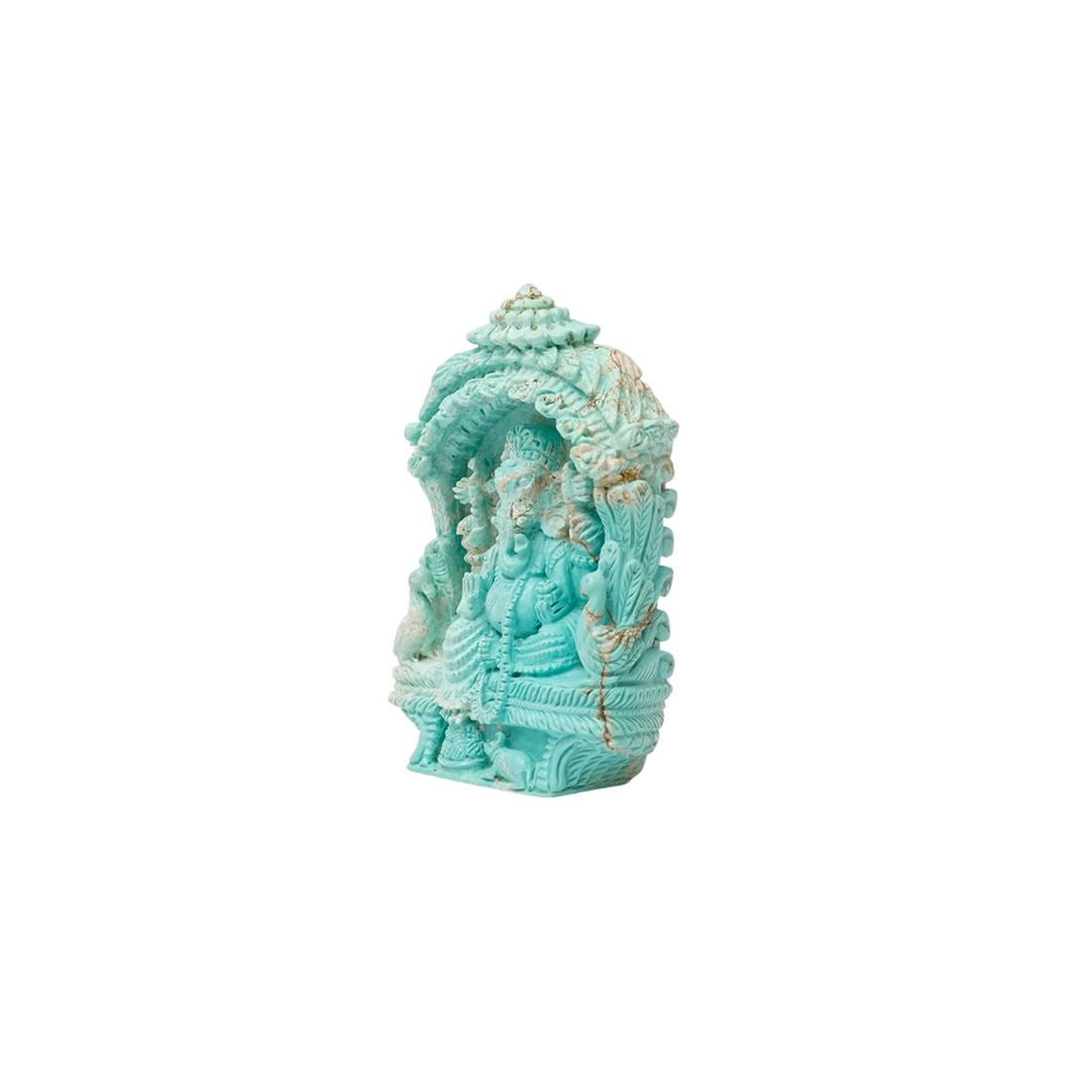 Ganesha in Natural Turquoise