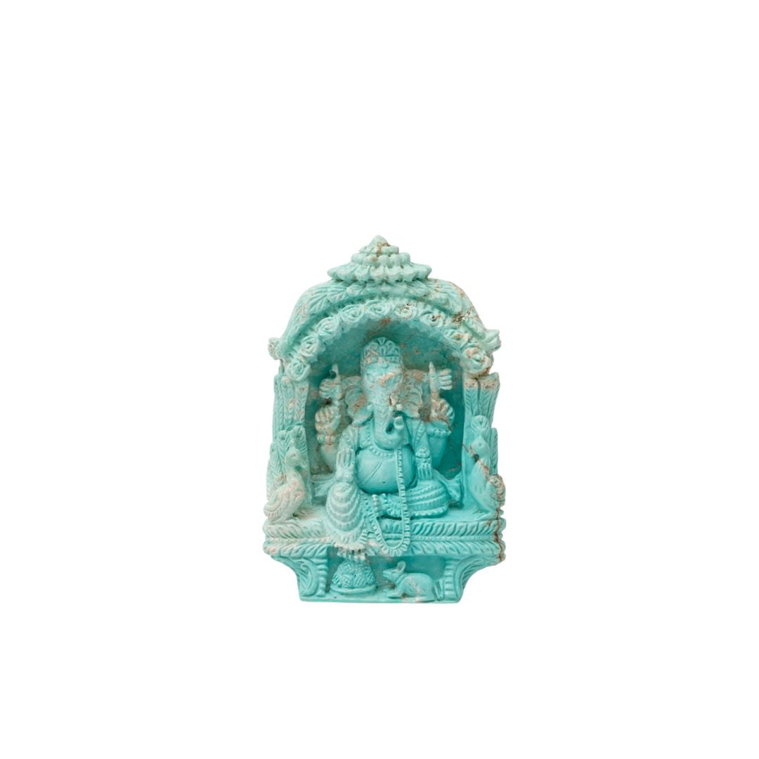 Ganesha in Natural Turquoise