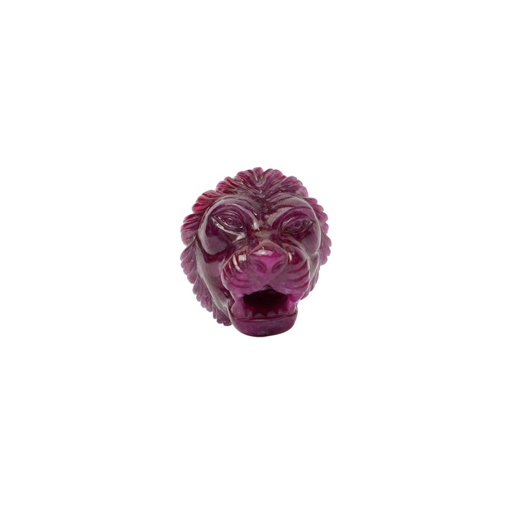 Lion Face in Ruby